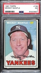 1967 Topps Mickey Mantle # 150 Graded PSA 7