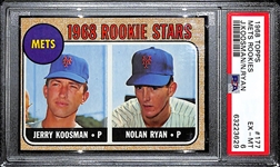 1968 Topps Nolan Ryan Rookie # 177 Graded PSA 6