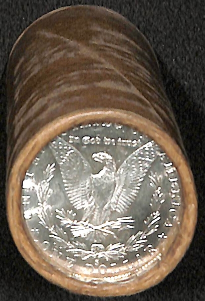 Sealed $20 Roll of Mixed Peace & Morgan Silver Coins