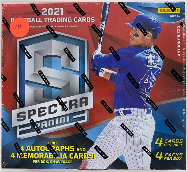  2021 Panini Spectra Baseball Sealed Hobby Box