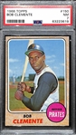 1968 Topps Bob Clemente # 150 Graded PSA 7
