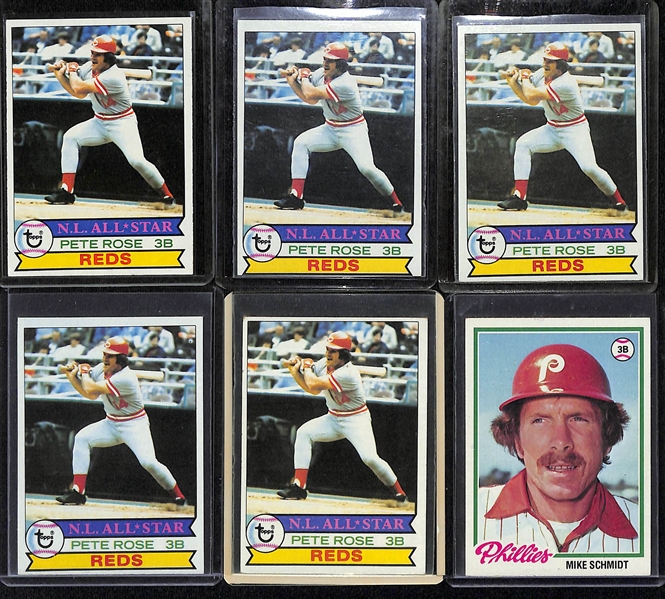 Huge Lot of (250+) Late 1970s and Early 80s Topps Baseball Stars w. (2) R. Henderson, (3) Molitor Rookies, and Many More
