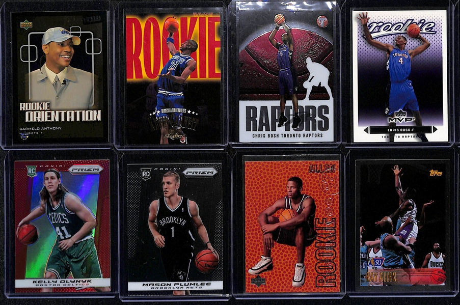 Lot of (19) NBA Rookie Lot w. Giannis, Beal, Davis, Wade, Anthony and Others