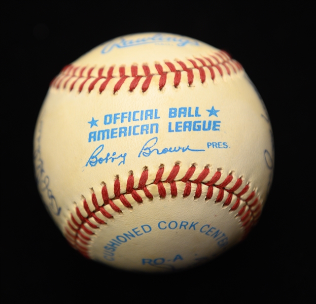Baseball Legends Signed Baseball - 14 Autographs w. Koufax (signed twice), Gibson, Banks, Snider (signed twice), + More!  Full JSA Letter!