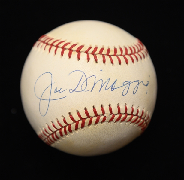Joe DiMaggio Signed Official AL Baseball - Full JSA Letter!