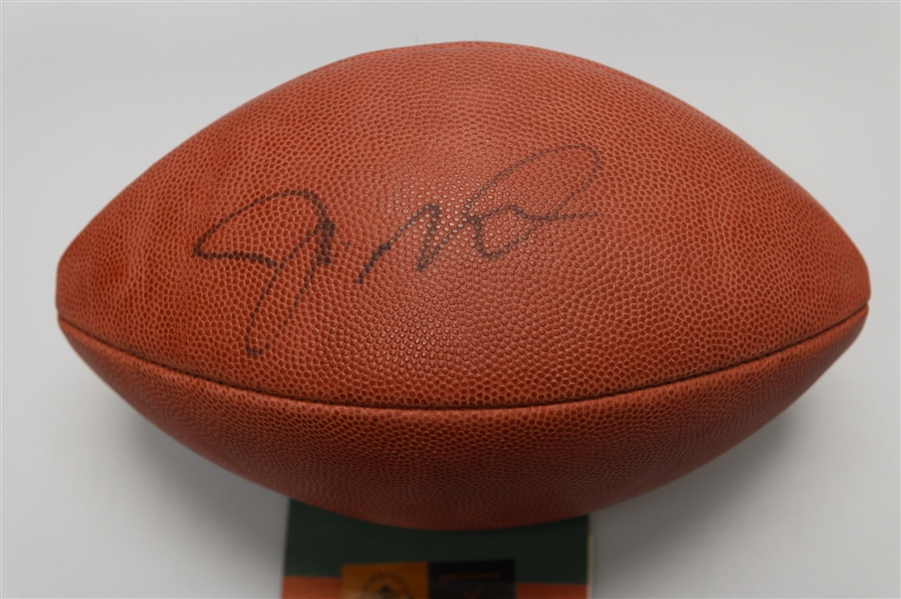 Joe Montana Autographed Official Wilson Football w. Upper Deck Authenticated