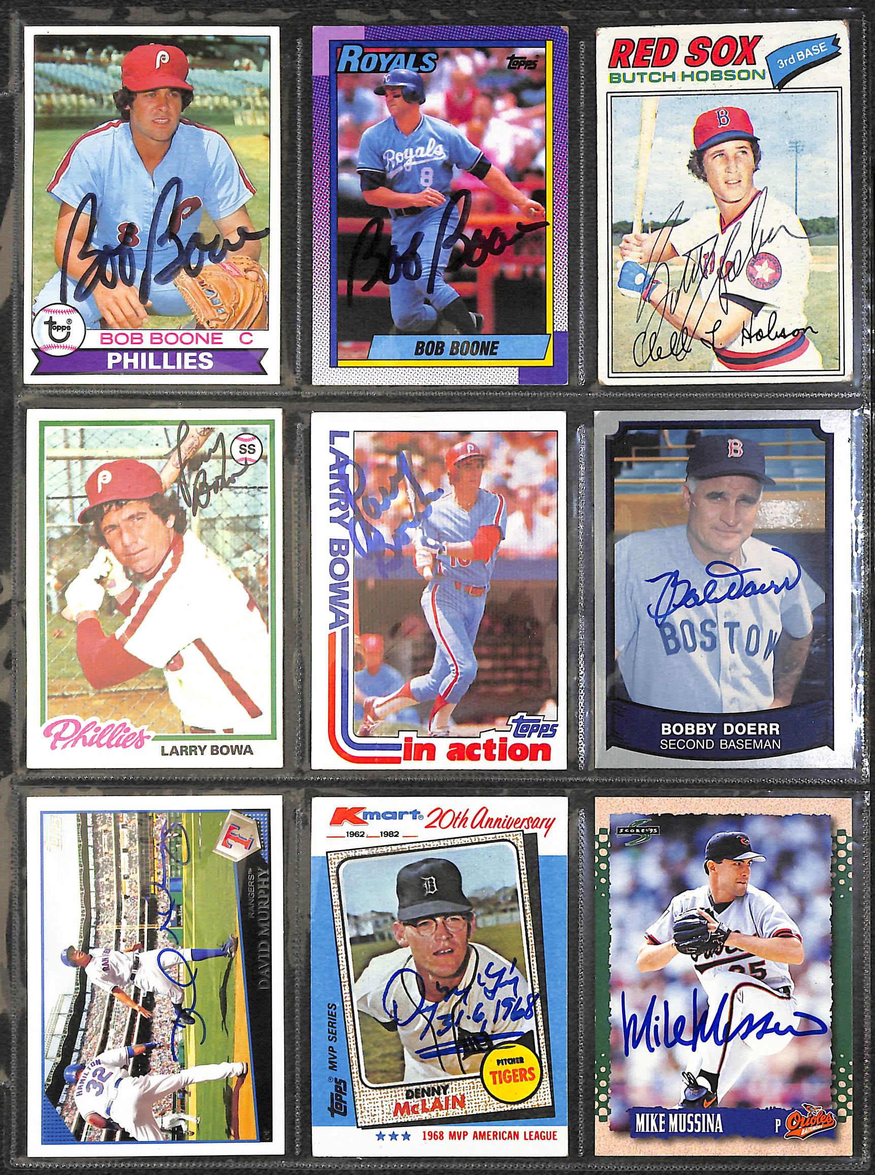Lot Detail - Lot of (140+) Autographed Baseball Cards w. Ozzie Smith ...