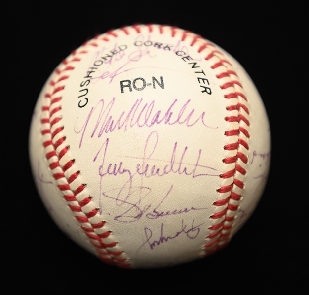 c. 1991 Atlanta Braves & c. 1989 Angels Team Signed Baseballs w. Dave Justice, Deion Sanders, Bobby Cox, + (JSA Auction Letter)