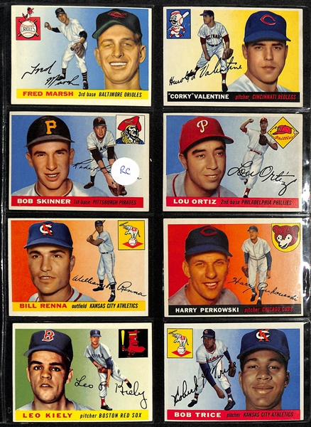 Lot of (800+) 1955-1966 Topps Baseball Cards - Primarily Commons & Semi-Stars