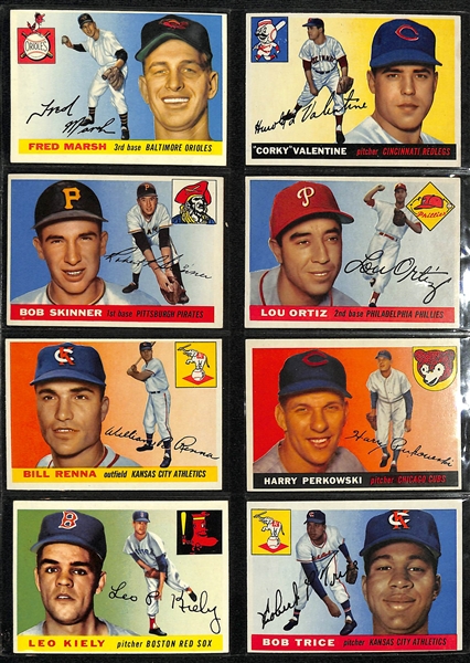 Lot of (800+) 1955-1966 Topps Baseball Cards - Primarily Commons & Semi-Stars