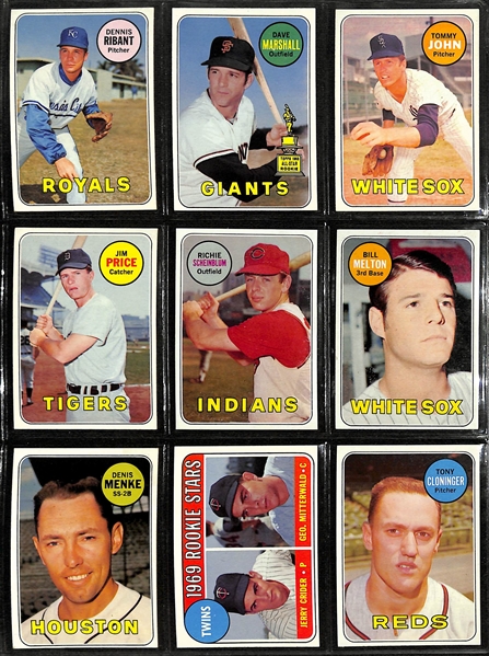 Lot of (800+) 1967-1972 Topps Baseball Cards - Primarily Commons & Semi-Stars