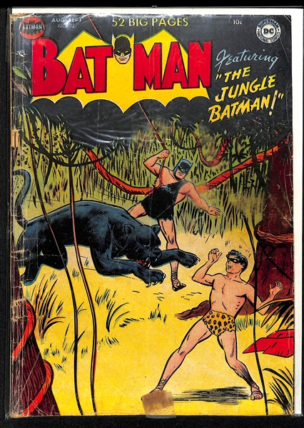 Lot of (3) 1950s Batman Volume 1 Comic Books - No. 72, 79, & 102