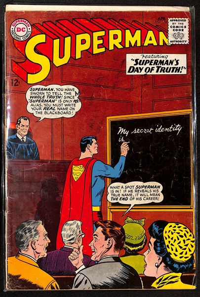 Lot of (9) 1943-1990s Superman Comic Books w. Nov-Dec 1943 No. 25 Superman
