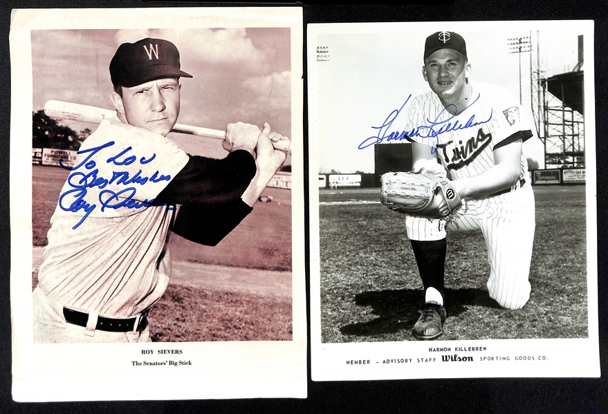 Lot of (10) Vintage Baseball Signed Photos w. Tom Seaver, Stan Musial, More (JSA Auction Letter)