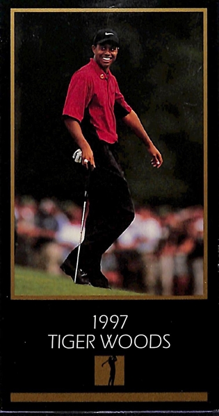1997 Champions of Golf The Masters Collection w. Tiger Woods Rookie Card  