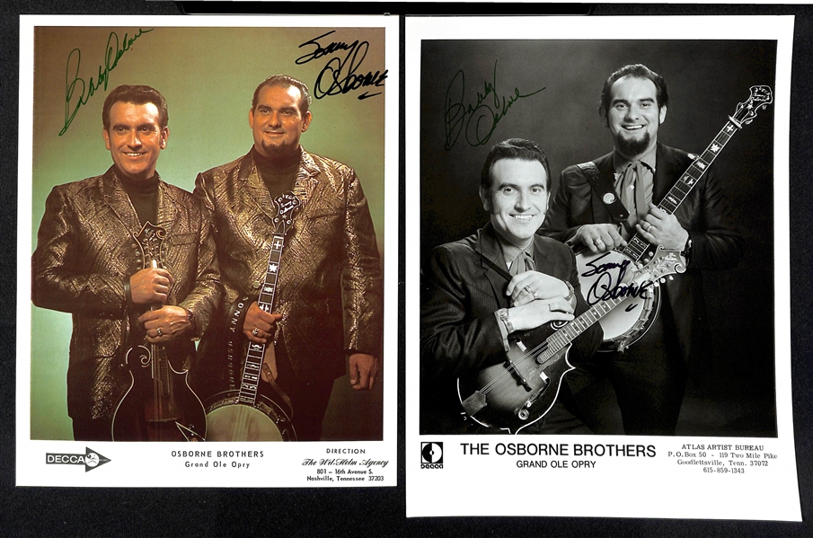 Lot of (7) Musician Signed Photos/Programs (8x10 & Smaller) w. Charlie Rich, + (JSA Auction Letter)