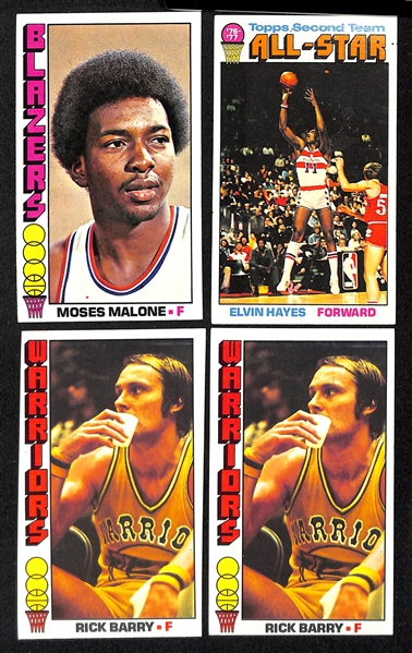  Lot of (141) 1976-77 Topps Basketball Cards (of the First 144 Cards of the set) Plus (100+) Additional Assorted Cards from the Same Year