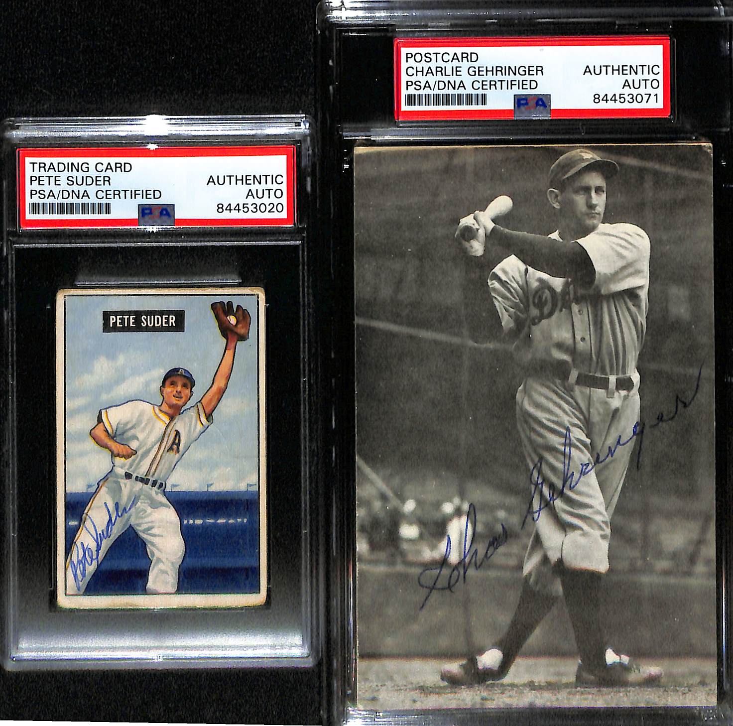 Lot Detail - (4) Signed Bowman Cards (1950: Eddie Joost, (3) 1951: Don ...