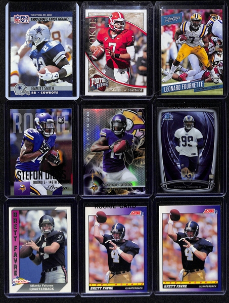 Lot of (150+) Mostly Football Rookies w. Kyler Murray, Cooper Kupp, Emmitt Smith, Brett Favre, and Many More