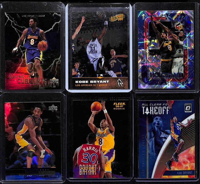 Lot of (55+) LeBron James and Kobe Bryant Cards w. (3) Kobe Bryant Rookies