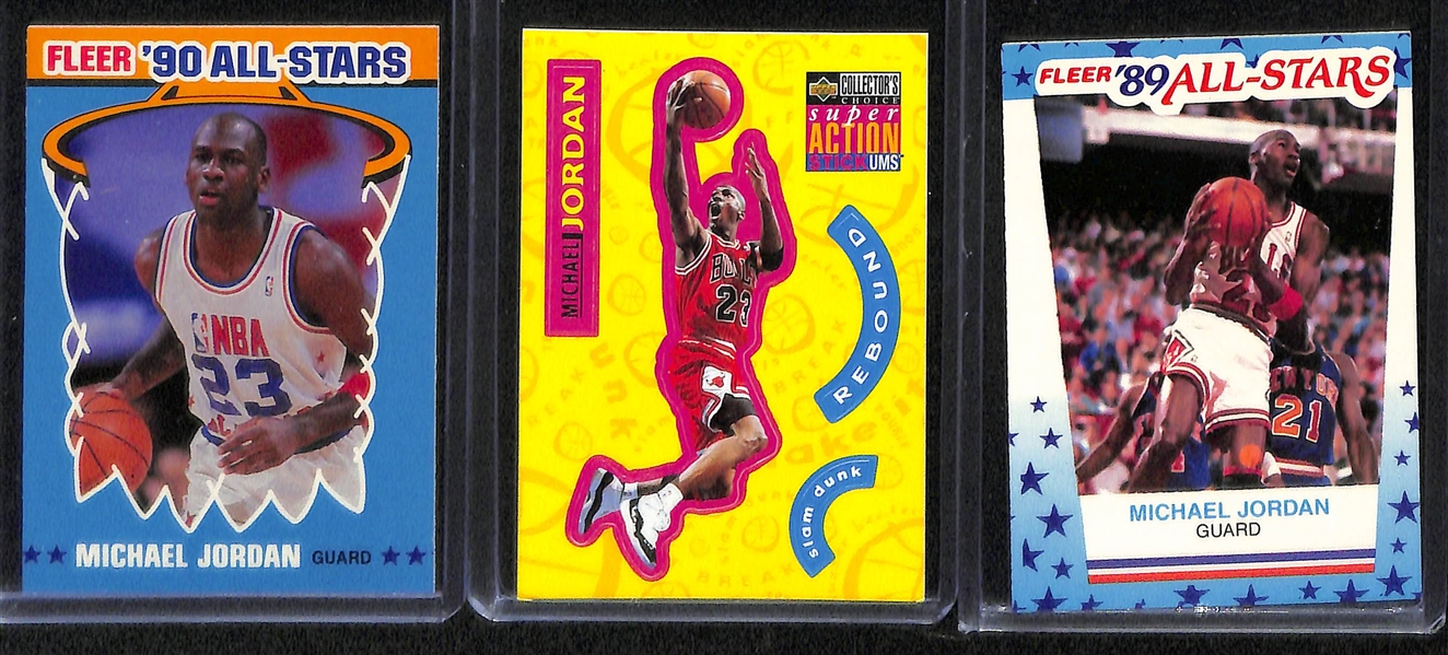 Lot Detail - Lot of (40+) Michael Jordan Cards w. (2) 1987-88