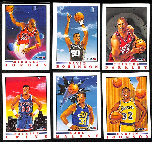 Michael Jordan Basketball Sets w. Complete 92-93 Fleer Total D Complete Set