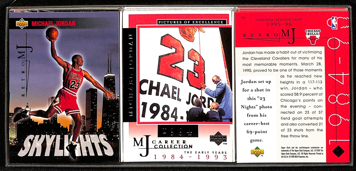 Michael Jordan Basketball Sets w. Complete 92-93 Fleer Total D Complete Set