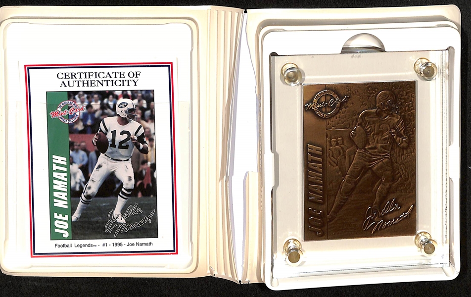 Mixed Sports Collectables Lot w. Troy Aikman Autograph #d /500 and Topps 1956 Mickey Mantle Porcelain Card, and More