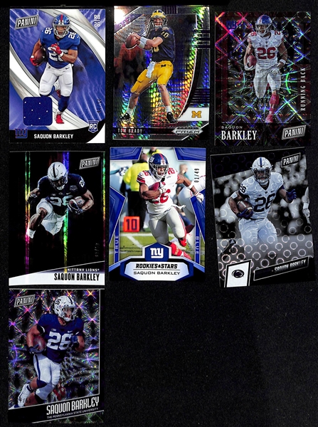 Lot of (100+) Current Era Numbered Sports Card Lot w. Michael Gallup Autograph Card