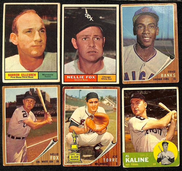 Lot of (75) 1960-1969 Topps Baseball Cards w. 1961 Harmon Killebrew