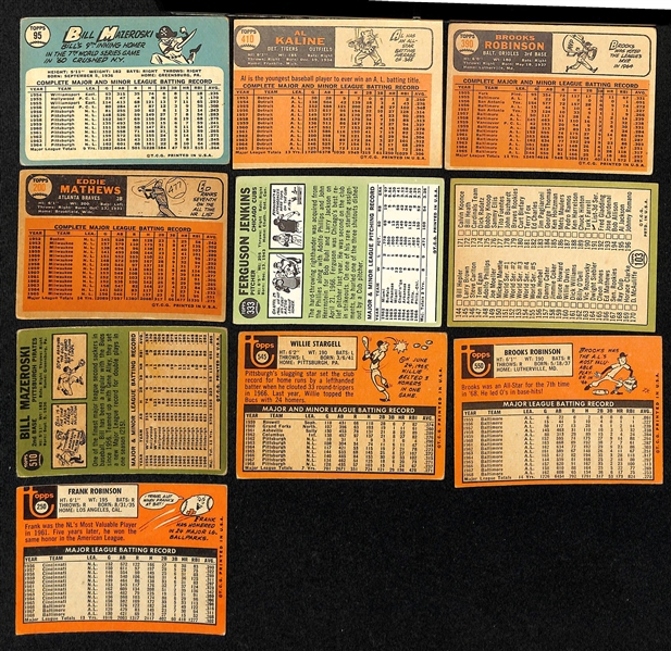 Lot of (75) 1960-1969 Topps Baseball Cards w. 1961 Harmon Killebrew