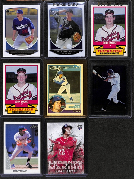 Lot of (170+) Mostly Baseball Rookies w. Sandberg, Rodriguez, Turner, Ohtani, Smoltz and Many Others