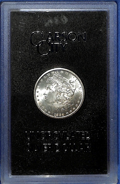 Uncirculated 1884-CC Morgan Silver Dollar