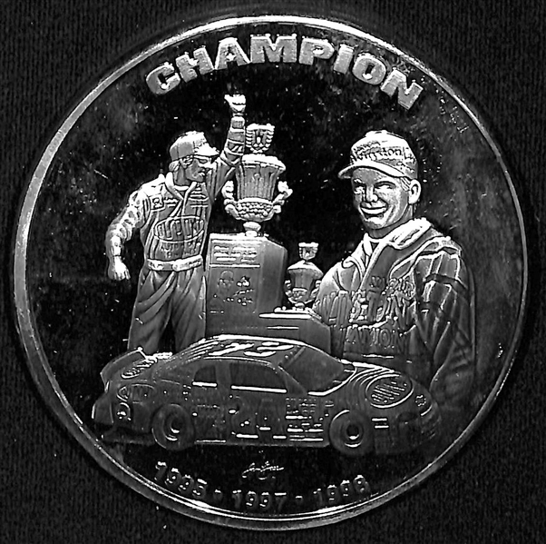  1 Troy Pound Jeff Gordon Silver Commemorative Coin