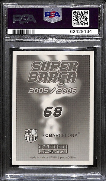 2005 Panini Super Barca Lionel Messi #68 (Barcelona) Graded PSA 9 Mint