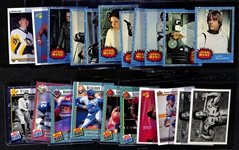 (21) Sports & Non-Sports Cards inc. (9) 1977 Star Wars Cards (Mostly Lower Grade), UD Jagr Rookie, 1990 Hulk Hogan, +