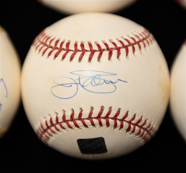 Lot of (6) Autographed Orioles Baseballs w. Cal Ripken Jr., B. Robinson, Jim Palmer and Others (JSA Auction letter)