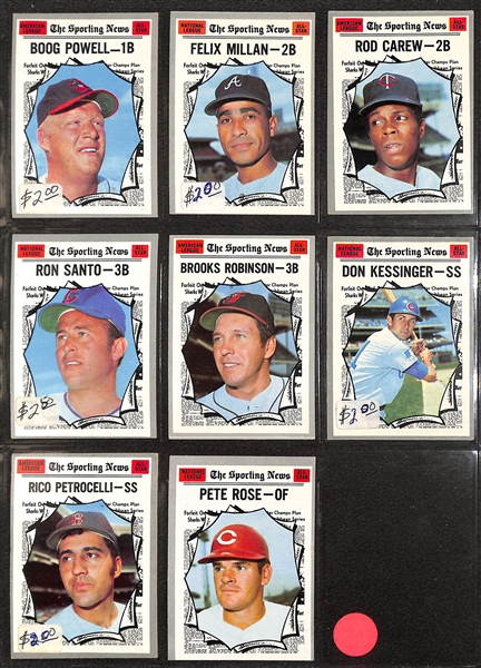 1970 Topps Baseball Partial Set (Approx 600 of 720 Cards - Almost 85% of Set) w. Aaron & Clemente