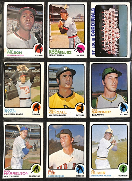  1973 Topps Baseball Complete Set  w. Mike Schmidt Rookie Card