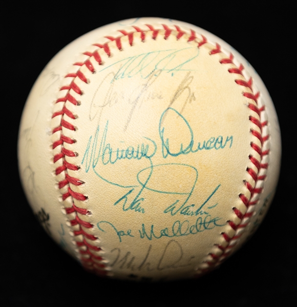 Lot of (2) Phillies Multi Signed Baseballs w. 1993 NL Championship Team w. Darren Daulton, John Kruk, and Many Others (JSA Auction Letter) 