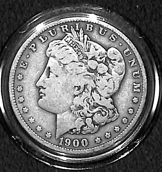  Graded 1935 Peace Dollar, (4) Graded 1800s Morgans, & 1900-S Morgan Silver Dollar