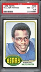 1976 Topps Walter Payton Rookie Card Graded PSA 8.5 NM-MT+