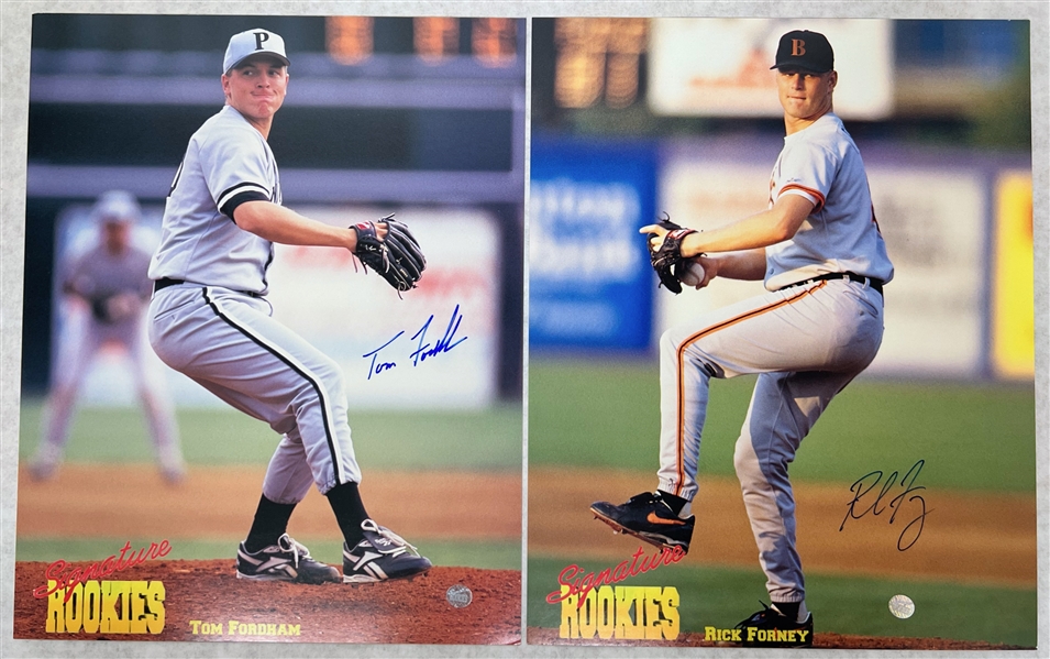 Lot of (40+) Mostly Signature Rookies Autographed 8x10 Baseball Photos w. Roy Halladay