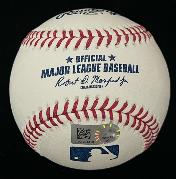 Mookie Betts Autographed Baseball (MLB & Fanatics Certs)