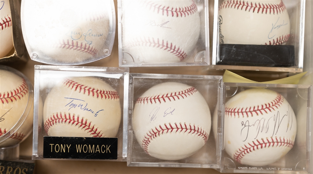 Lot of (16) Autographed Baseballs w. Sosa, B. Richardson, R. Boone, and Many Others (JSA Auction Letter)