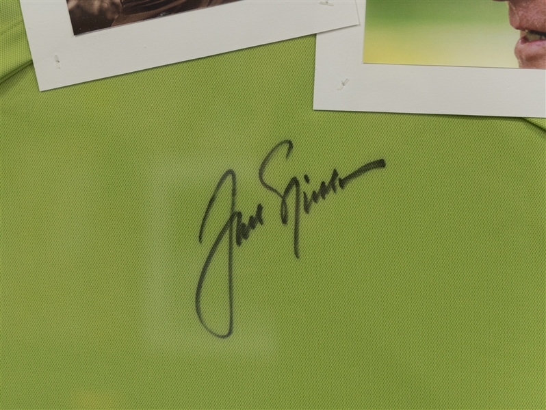 Jack Nicklaus Custom Framed and Autographed Nike Polo (JSA COA)