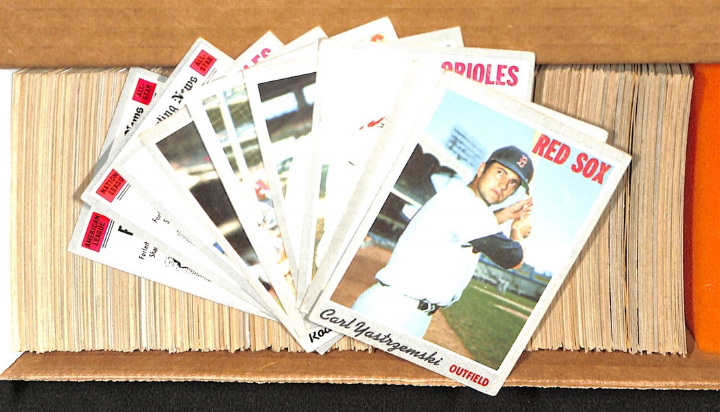 Lot of (375+) 1970 Topps Baseball Cards w. Carl Yastrzemski 
