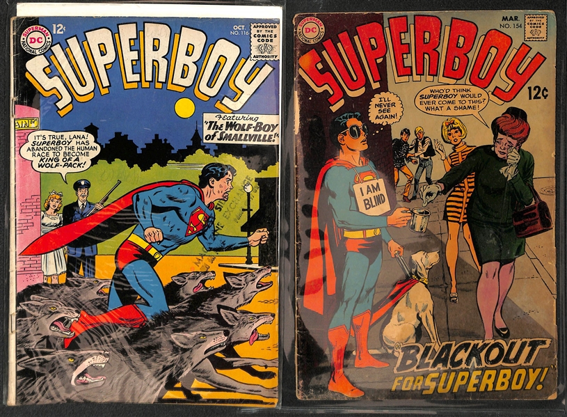 Lot of (22) Comics w. (7) SuperBoy, Silver Hawks, Sub-Mariner and Others
