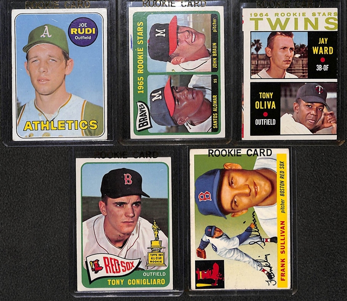 Lot of (23) 1950s, 60s, and 70s Mostly Topps Rookies w. Harvey Kuenn