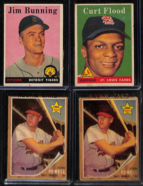 Lot of (11) 1950s and 60s Topps Baseball Cards w. (2) 1965 Luis Tiant RCs